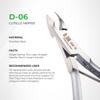 NGHIA Cuticle Nipper - D-06 JAW 12 | Stainless Steel | Durable and Sharp | Ergonomic Design | Grey Plated | Ideal for Salons and Home Use view 3