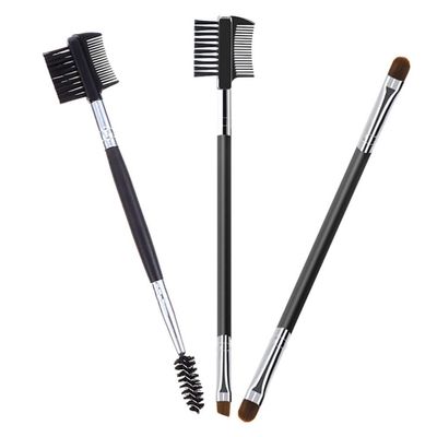 FOMIYES 9pcs Eyebrow Shaper Brush Lash Comb Beauty Tool Dual-head Design Comfortable for Makeup