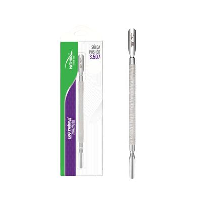 Nghia Pusher - S-507 (Stainless Steel) | DoubleEnded Cuticle Pusher | Precision Nail Care Tool| Premium Quality for Nail Care | Ergonomic Design | Suitable for Professional & Home Use
