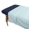 10 Pack - Body Linen Comfort Flannel Massage Table Flat Sheet. Premium Quality 100% Cotton Massage Therapy Table Flat Sheet. 61 x 101 Inches - Color: Blue view 2