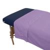 10 Pack Body Linen Comfort Flannel Massage Table Flat Sheet. Premium Quality 100% Cotton Massage Therapy Table Flat Sheet. 61 x 101 Inches - Color: Dahlia Purple view 2