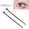 Mascara Fan Brush Wand Synthetic Fiber Mascara Application Brushes 2pcs Bent Soft Application Enhance Lower Lashes Double Layer Salon view 3