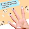 AUSLKA Panda Pimple Patches - 300 Patches, Hydrocolloid Spot Dots - Blemishes Patch - Facial Skin Care, For Zits, Blemishes, & Breakouts view 2