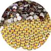 NCB Nancybeads 1500pcs Flatback Round Glass Nail Art Rhinestones Crystal for DIY Making Accessories Shoes, Clothes, Face Art, Bags, Manicure (Blue Volcanic, SS20 1500pcs) view 1