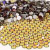 NCB Nancybeads 1500pcs Flatback Round Glass Nail Art Rhinestones Crystal for DIY Making Accessories Shoes, Clothes, Face Art, Bags, Manicure (Blue Volcanic, SS20 1500pcs) view 2