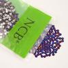 NCB Nancybeads 1500pcs Flatback Round Glass Nail Art Rhinestones Crystal for DIY Making Accessories Shoes, Clothes, Face Art, Bags, Manicure (Blue Volcanic, SS20 1500pcs) view 3