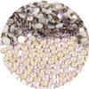 NCB Nancybeads 1500pcs Flatback Round Glass Nail Art Rhinestones Crystal for DIY Making Accessories Shoes, Clothes, Face Art, Bags, Manicure (Lt. Rose Aqua, SS20 1500pcs) view 1