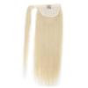 100% Human Hair Ponytailtail Straight 120Gram Wrap Around Clip In Ponytailtail Machine Remy Hair 12-26 Inches view 1