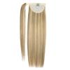 100% Human Hair Ponytailtail Straight 120Gram Wrap Around Clip In Ponytailtail Machine Remy Hair 12-26 Inches view 1