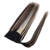 100% Human Hair Ponytailtail Brazilian Straight Remy Wrap Around Ponytailtail Clip In Horsetail Wig Extension 150G 120G view 1