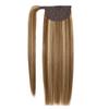 100% Human Hair Ponytailtails Remy Straight Clip In Hair Extensions 80G 100G Wrap Around Ponytailtail Wig view 1