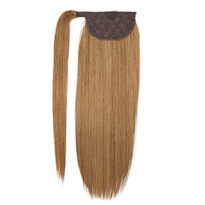 100% Human Hair Ponytailtails Remy Straight Clip In Hair Extensions 80G 100G Wrap Around Ponytailtail Wig