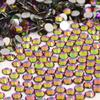 NCB Nancybeads 1500pcs Flatback Round Glass Nail Art Rhinestones Crystal for DIY Making Accessories Shoes, Clothes, Face Art, Bags, Manicure (Green Volcanic, SS20 1500pcs) view 2