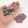 NCB Nancybeads 1500pcs Flatback Round Glass Nail Art Rhinestones Crystal for DIY Making Accessories Shoes, Clothes, Face Art, Bags, Manicure (Green Volcanic, SS20 1500pcs) view 4