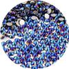 NCB Nancybeads 1500pcs Flatback Round Glass Nail Art Rhinestones Crystal for DIY Making Accessories Shoes, Clothes, Face Art, Bags, Manicure (Mine Blue, SS20 1500pcs) view 1