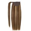 100% Human Hair Ponytailtail Straight 120Gram Wrap Around Clip In Ponytailtail Machine Remy Hair 12-26 Inches view 1
