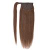 100% Human Hair Ponytailtails Remy Straight Clip In Hair Extensions 80G 100G Wrap Around Ponytailtail Wig view 1