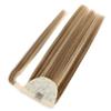 100% Human Hair Ponytailtail Brazilian Remy Ponytailtail Wrap Around Horsetail Wig 120G Hairpieces Natural Straight Tails view 1