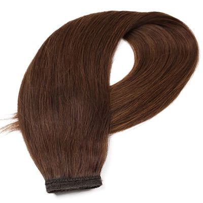 100% Human Hair Ponytailtail Brazilian Straight Remy Wrap Around Ponytailtail Clip In Horsetail Wig Extension 150G 120G
