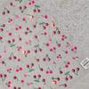 Nail Art Stickers 5D Relief Decals Summer Shiny Diamonds Cherry Sticker for Salon DIY Acrylic Nail Design (Cute) view 2