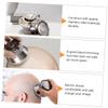 Healeved 1 Set Cordless Trimmer for Men Mens Beard Clipper Hair Removal Machine Haircut Set Grey to Rotate Cosmetic Stainless Steel view 3