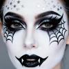 Go Ho Cream-Blendable Black Face Paint Stick (1.06 oz),Full-coverage Face Body Paint for Adult Children Halloween Cosplay Skull Zombie Vampire Skeleton SFX Makeup,Waterproof Eye Black Stick view 2