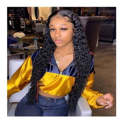 SLOFL Daily Wig for Momen Long Curly Wig for Black Women Black Curly Wig Synthetic Middle Part Curly Wigs Party Wigs for Men