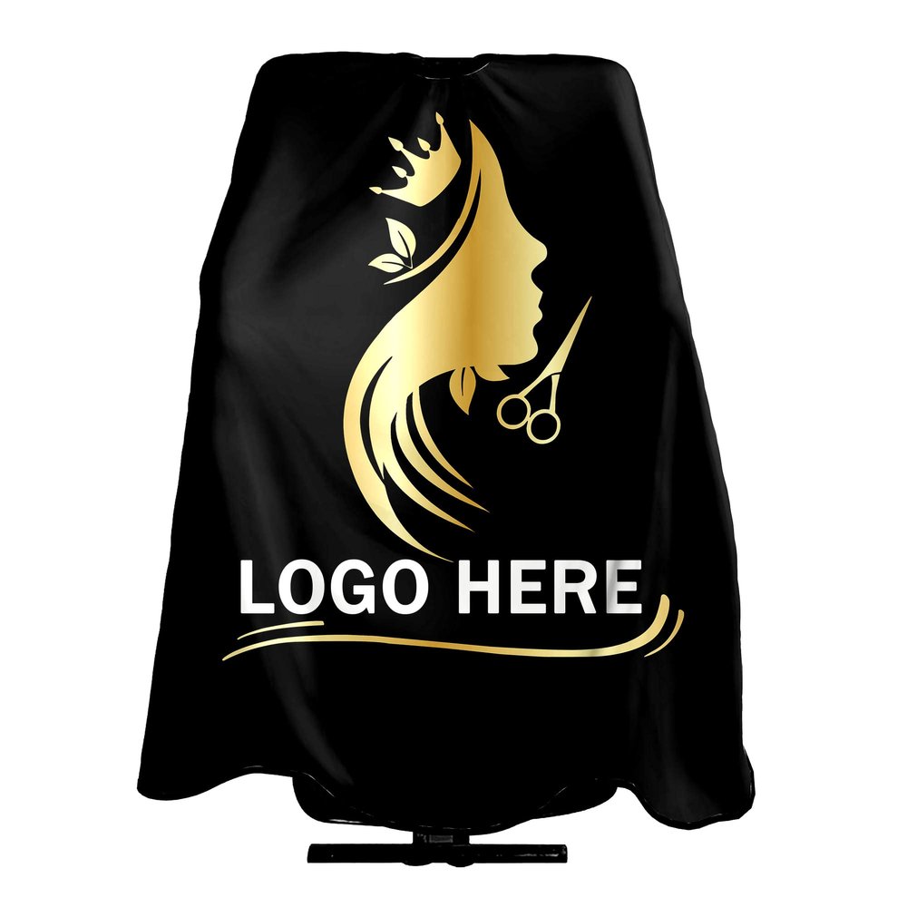 Carwayii Custom Barber Cape for Men Women Customized Salon Cape Personalized Hair Cutting Cape Professional Hairdressing Apron for Hair Styling 55''X66''