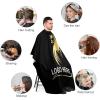 Carwayii Custom Barber Cape for Men Women Customized Salon Cape Personalized Hair Cutting Cape Professional Hairdressing Apron for Hair Styling 55''X66'' view 4