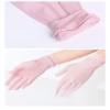 BASLIQ Silk Gloves Summer Sun Protection Skin Care Mulberry Silk Knit Five Finger Sleep moisturizing Short Gloves  Superficial view 2