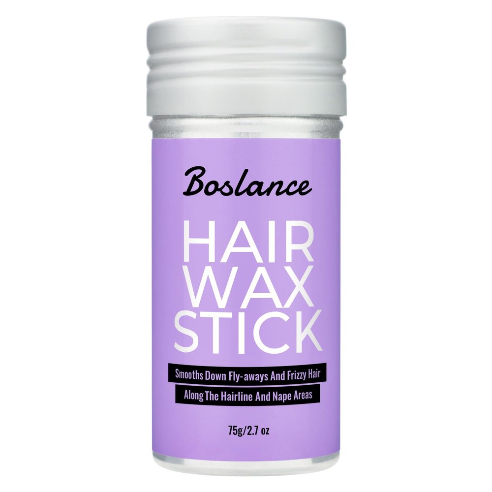Boslance Hair Wax Stick - Strong Hold Styling Wax, Matte Finish Slick Back Stick, Easy Application - Styling Wax for All Hair TypesNatural IngredientsLong-Lasting StylingTravel Wax Stick For Hair.