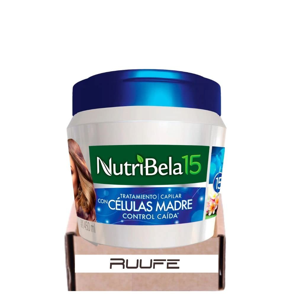 RUUFE Nutribela 15.88 oz 450 gr nutribela celulas madres designed to nourish and revitalize hair, using stem cell technology Nutribela celulas madre