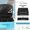 MOMIRA Travel Makeup Bag Cosmetic Bag with Lighted Mirror, Adjustable Brightness in 3 Color Scenarios, Waterproof, 10x Magnifying Mirror, Rotatable Independent Light Mirror- Diamond Blue(Solid) view 2