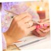 FOMIYES 2pcs Nail Pusher Cuticle Pusher Tool Set Metal Cuticle Remover for Nail Art view 2