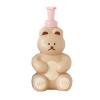 Foaming Soap Dispenser, Bear Shape Cute Foaming Pump Bottle Compact for Hand Soap (Milk Tea Color) view 2