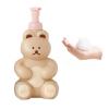 Foaming Soap Dispenser, Bear Shape Cute Foaming Pump Bottle Compact for Hand Soap (Milk Tea Color) view 4