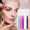 100Pcs Micro Eyebrow Brush, Eyelash Comb Brush with Cap, Multifunctional Brow Lamination Brush Eyebrow Spoolies for Eyebrows, Portable Brow Brushes for Eyebrows Eyelash Extensions Tool, 5 Colors view 2