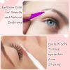100Pcs Micro Eyebrow Brush, Eyelash Comb Brush with Cap, Multifunctional Brow Lamination Brush Eyebrow Spoolies for Eyebrows, Portable Brow Brushes for Eyebrows Eyelash Extensions Tool, 5 Colors view 3