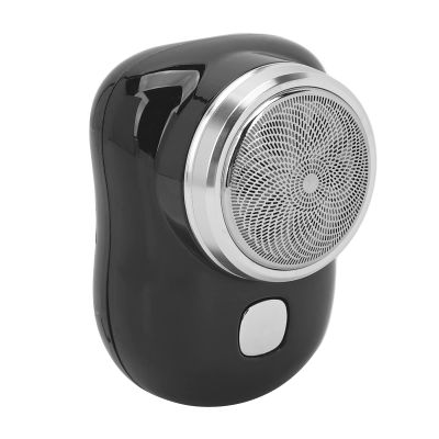Electric Beard Trimmer, Mini Portable Automatic Electric Beard Cutter Clipper for Travel, Electric Beard Trimmer for Men (Black)