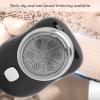 Electric Beard Trimmer, Mini Portable Automatic Electric Beard Cutter Clipper for Travel, Electric Beard Trimmer for Men (Black) view 3