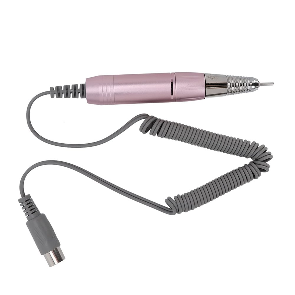 Nail Drill Machine Handle Handpiece, Adjustable 03000rpm Electric Nail File Handle Polishing Pedicure Accessories for Salon