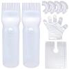 Cosywell Applicator Bottle for Hair 6 Ounce Root Comb Applicator Bottle Hair Oil Applicator with Graduated Scale for Hair Dye Hair Oiling Care Hairdressing view 3