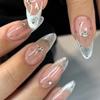 Pretty Diva Cat Eye Chrome Nail Powder, 2 in 1 Highlight Chrome Nail Powder Magic Holographic Mirror Effect Glitter Clear Cat Eye Nail Chrome Powders view 4