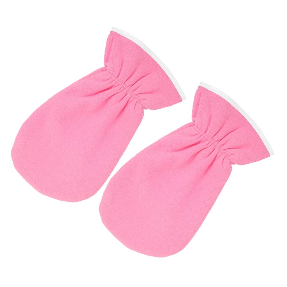 1 Pair Exfoliating Hand Mask Guantes Desechables Hydrating Lotion Fingerless Mittens Black Women Lotion Hand Beauty Care Spa Glove Spa Gel