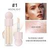 MEICOLY Liquid Highlighter,Long Lasting Liquid Luminizer Shimmer Stick,Waterproof Smooth Highlight Face Illuminator,Silky Natural Glow Makeup Sparkly Highlighters for Face,01 Enlighten view 2