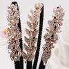 Likeggoad Crystal Headband Set,6 Pack Diamond Hair Hoop Elegant Rhinestone Bands,Crystal Hair Band Leaf/Butterfly/Flower Jewelry Rhinestone Hoop Wedding Bride Hair Accessory (Random Color) view 4