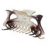 Women's Jumbo Jaw Clip Extra Large Marbelized Hair Claw (Glitter Brown) view 1