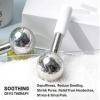 VRAIKO ICE Globes for Facials & Gua Sha Set, Gua Sha Facial Tools and Cryo Sticks with Unbreakable Steel, Face Massager Cooling Rollers for Dark Circles, Puffiness and Lymphatic Drainage (White) view 3