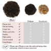 RUWISS Messy Bun Hair Piece Human Hair Messy Rose Bun Hair Buns for Women Real Hair Scrunchies Hair Piece Updo Hair Pieces Bun Extension Ponytail Messy Hair Bun(Dark Brown with 15% Dark Cocoa Blonde) view 3