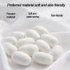 50 Pcs Disposable White Silk & Neck Mask Paper DIY Spa Wrapped Moisturizing Patch, Pre-Cut Mask Sheets, Light Silk Material, Spa Skin Care view 2